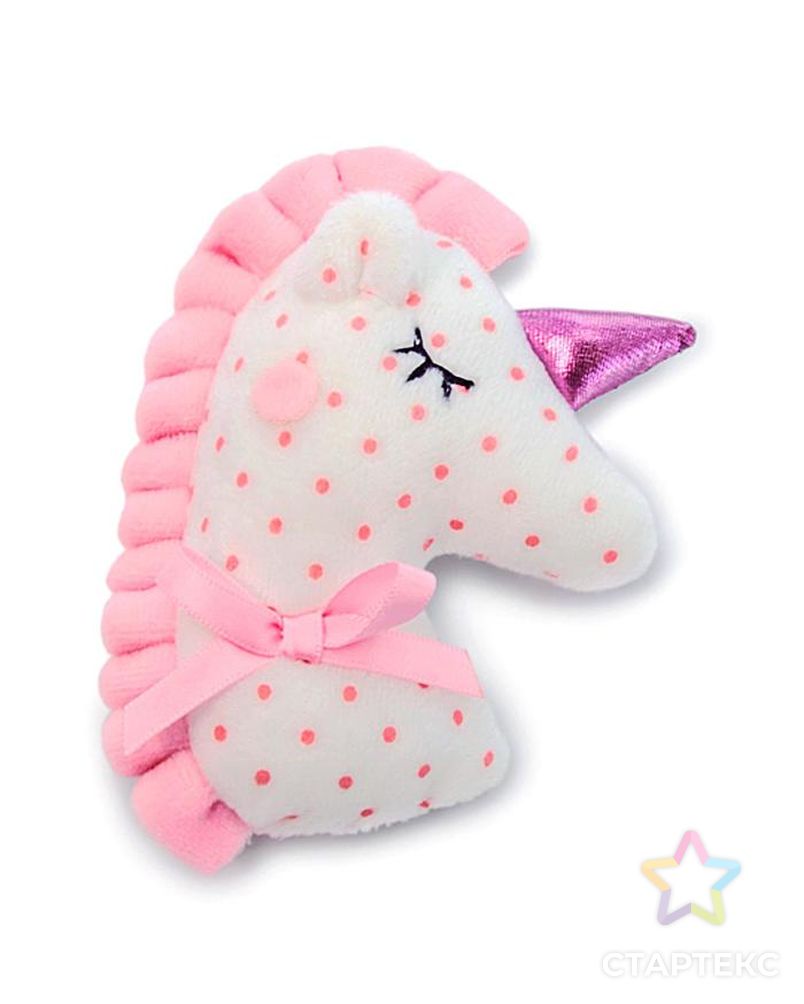 Мягкая игрушка «Зайка Ми с розовой подушкой - единорогом», 18 см арт. СМЛ-99740-1-СМЛ0004543925 4