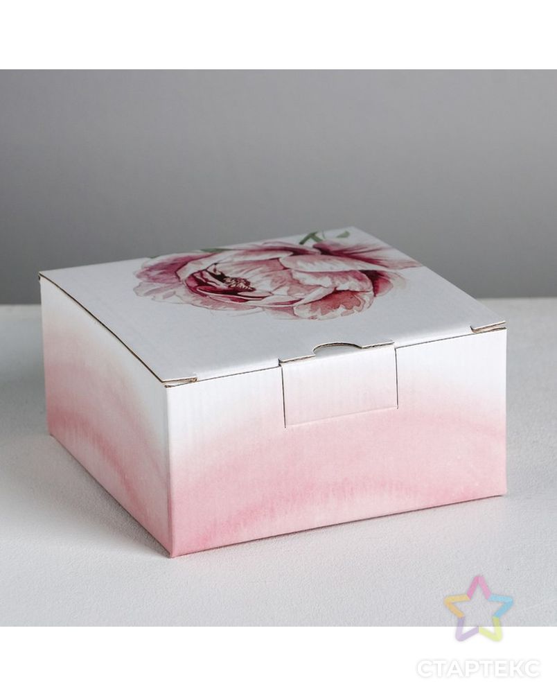 Коробка‒пенал «Самой нежной», 15 × 15 × 7 см арт. СМЛ-73337-1-СМЛ0004562396 4
