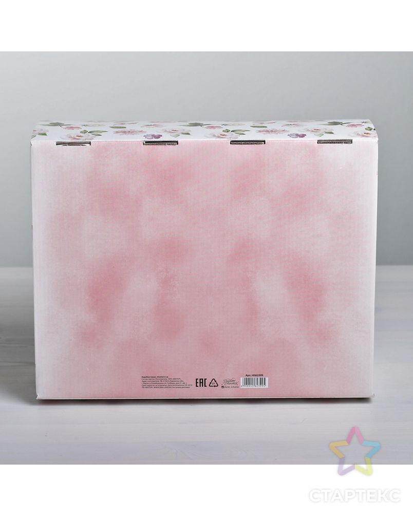 Коробка‒пенал Beautiful, 30 × 23 × 12 см арт. СМЛ-74420-1-СМЛ0004562399 3