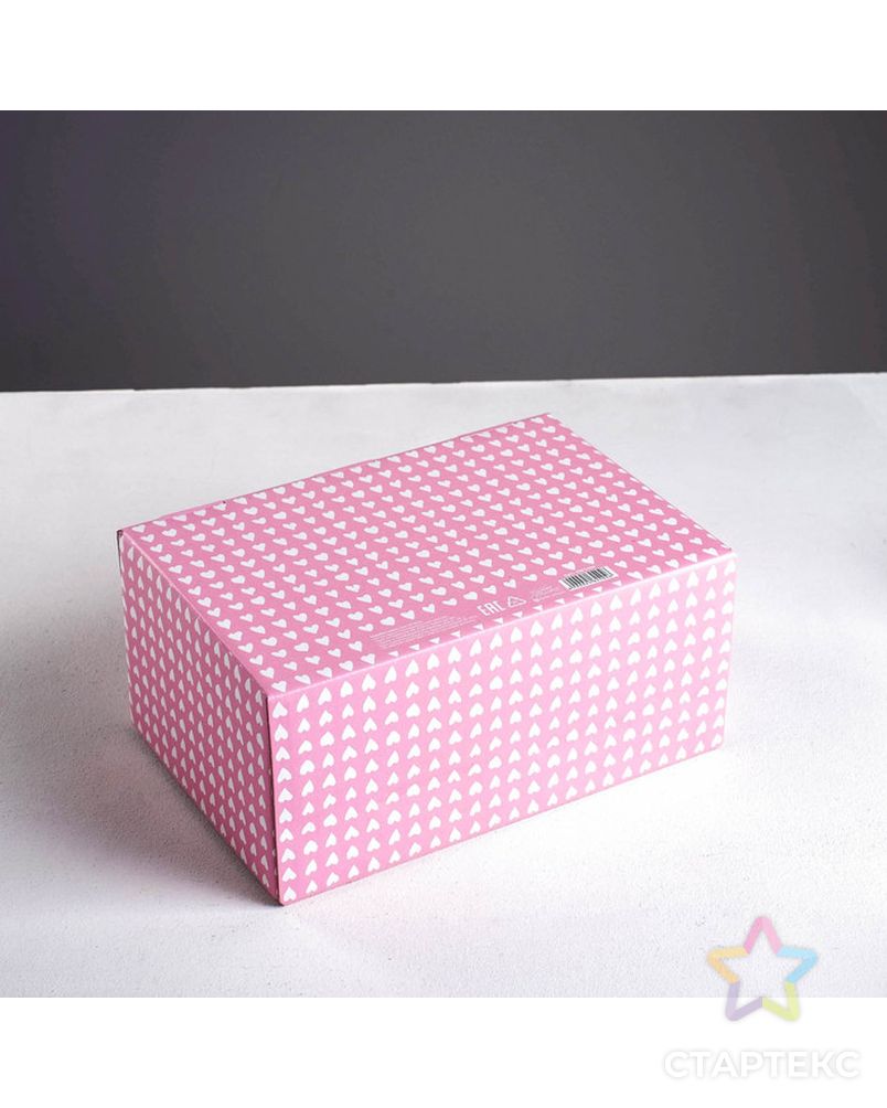 Коробка‒пенал «Единорожка», 22 × 15 × 10 см арт. СМЛ-74078-1-СМЛ0004562404 3