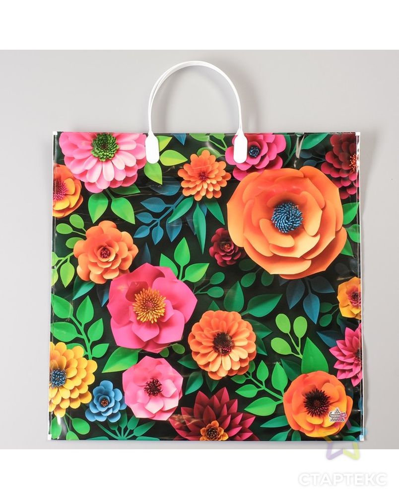 пакет-сумка пласт. пакеты полиэтилен цветами. 40см х 45см тико красный тюльпан. пакет с цветами полиэтиленовый. пакет 40*44 бенефис с пласт.