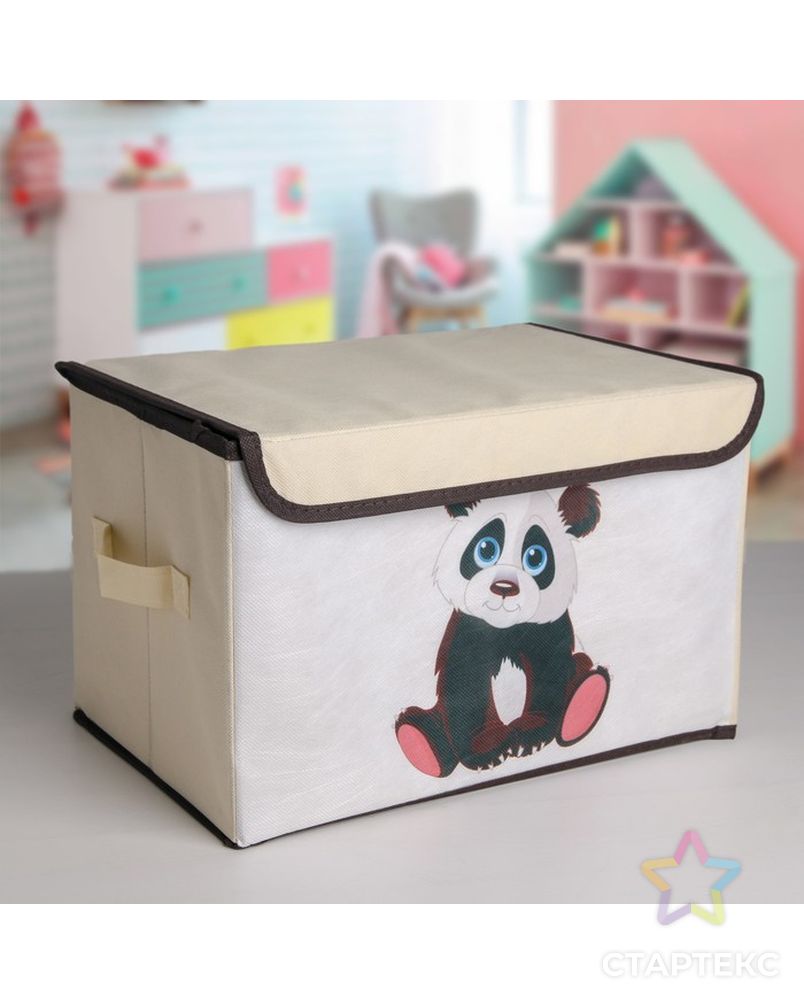 Короб для хранения «Малыш панда» арт. СМЛ-76748-1-СМЛ0004585622 1