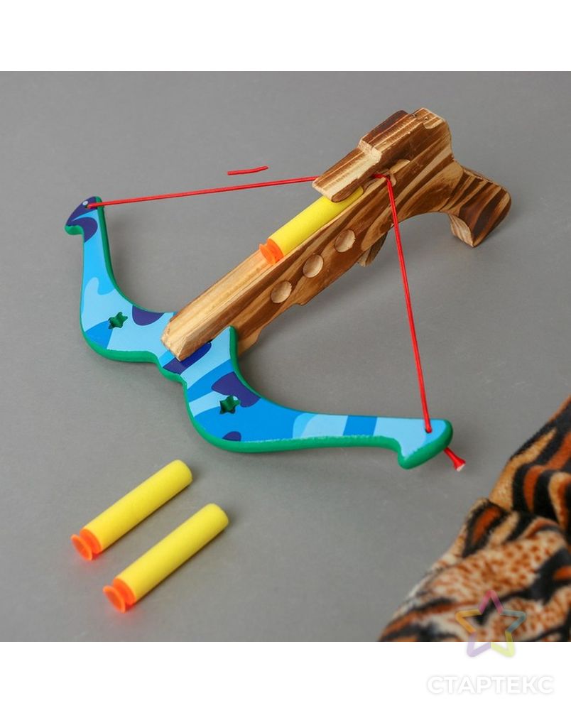 Игрушка деревянная «Арбалет» 22×29×10,5 см, МИКС арт. СМЛ-77872-1-СМЛ0004607916 1