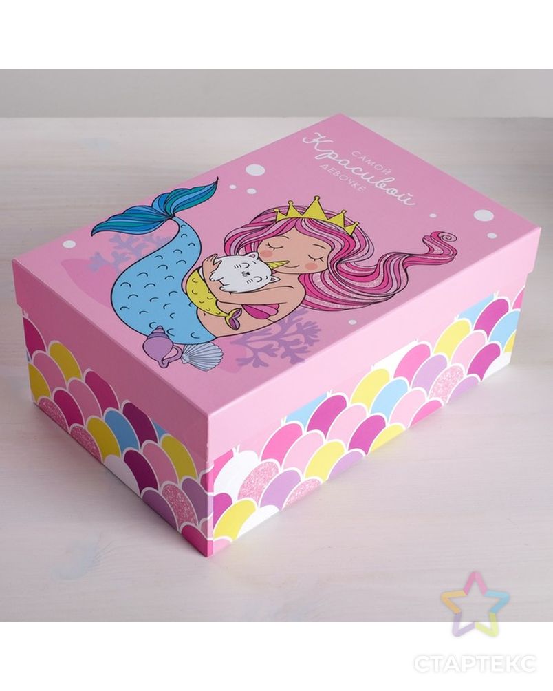 Набор подарочных коробок 5 в 1 «Маленькой принцессе», 22 х 14 х 8,5 - 32,5 х 20 х 12,5 см арт. СМЛ-77745-1-СМЛ0004611595 3