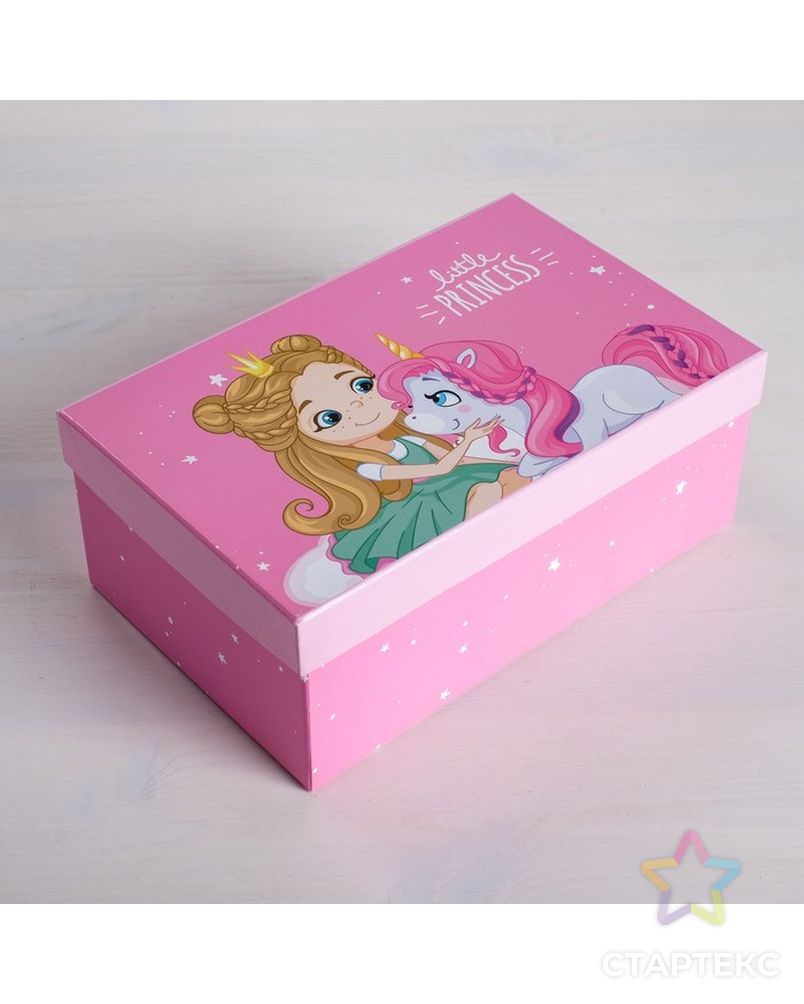 Набор подарочных коробок 5 в 1 «Маленькой принцессе», 22 х 14 х 8,5 - 32,5 х 20 х 12,5 см арт. СМЛ-77745-1-СМЛ0004611595 6