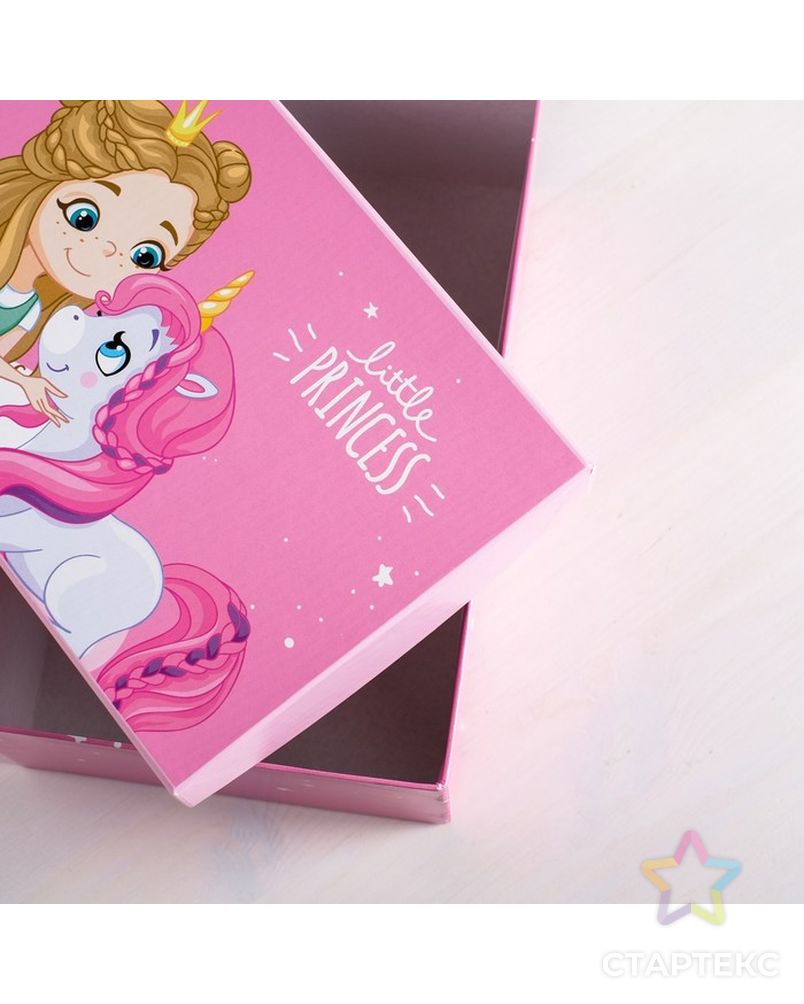 Набор подарочных коробок 5 в 1 «Маленькой принцессе», 22 х 14 х 8,5 - 32,5 х 20 х 12,5 см арт. СМЛ-77745-1-СМЛ0004611595 7