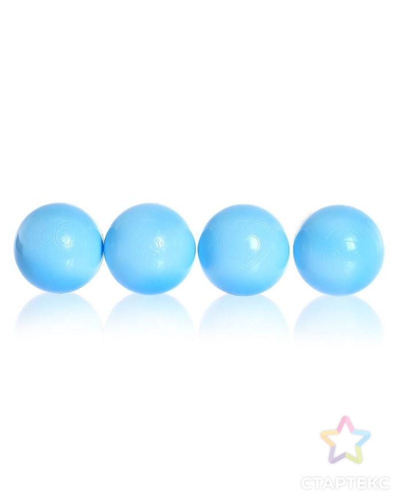 Набор шаров для сухого бассейна 500 штук, цвет светло-голубой арт. СМЛ-87133-1-СМЛ0004617732 3