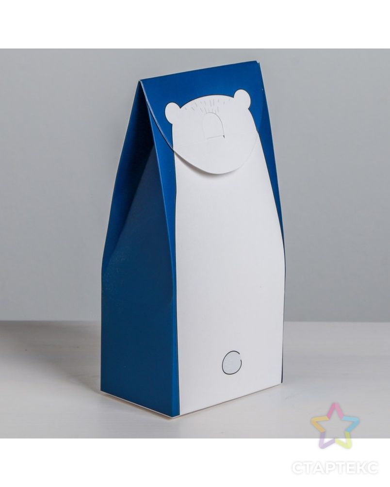 Коробка складная «Мишка», 9 × 19 × 6 см арт. СМЛ-76960-1-СМЛ0004623209 3