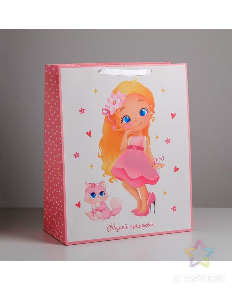 Пакет ламинированный «Милой принцессе», XL 49 × 40 × 19 см арт. СМЛ-87151-1-СМЛ0004623301 1