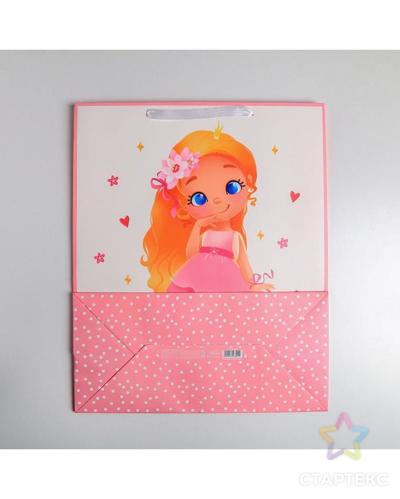 Пакет ламинированный «Милой принцессе», XL 49 × 40 × 19 см арт. СМЛ-87151-1-СМЛ0004623301 3