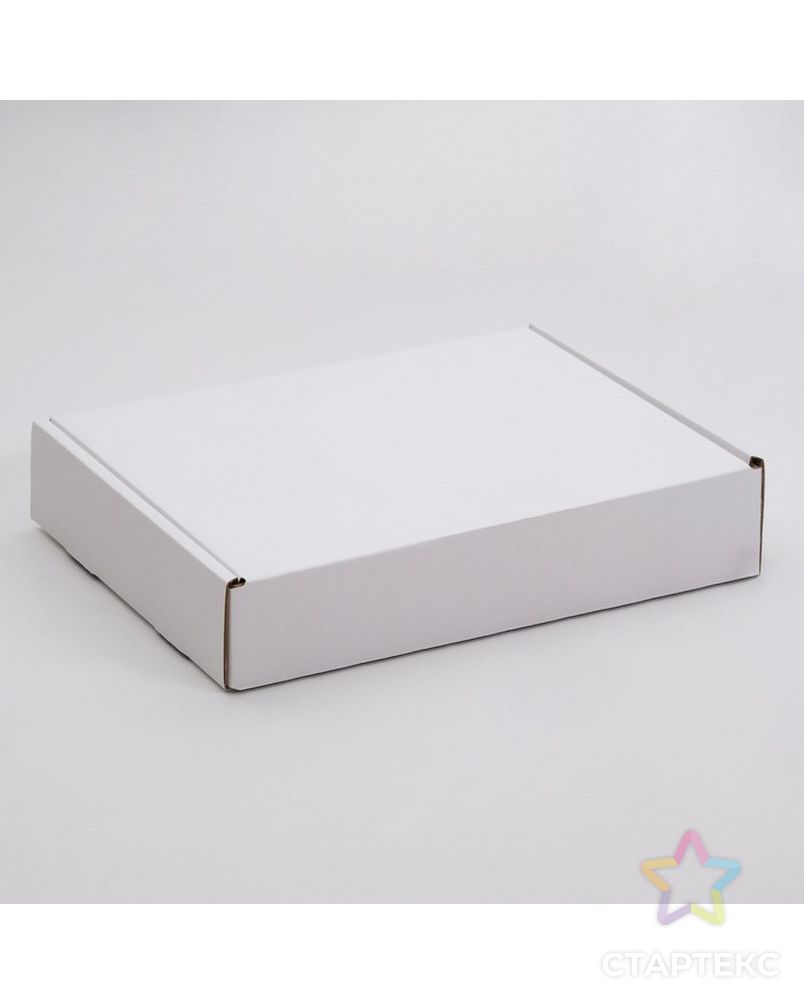 Упаковка для пирога, белая, 33,5 х 24 х 6 см арт. СМЛ-99247-1-СМЛ0004628488 1