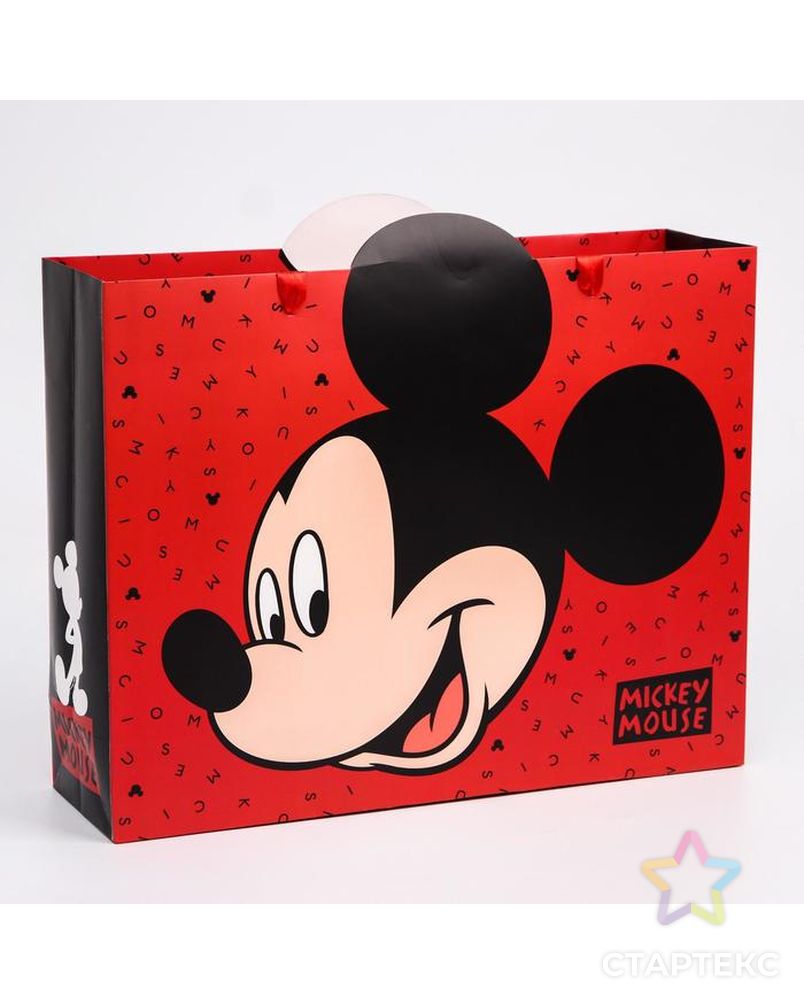Пакет ламинат горизонтальный "Mickey Mouse", Микки Маус, 31х40х11 см арт. СМЛ-86830-1-СМЛ0004628830 1