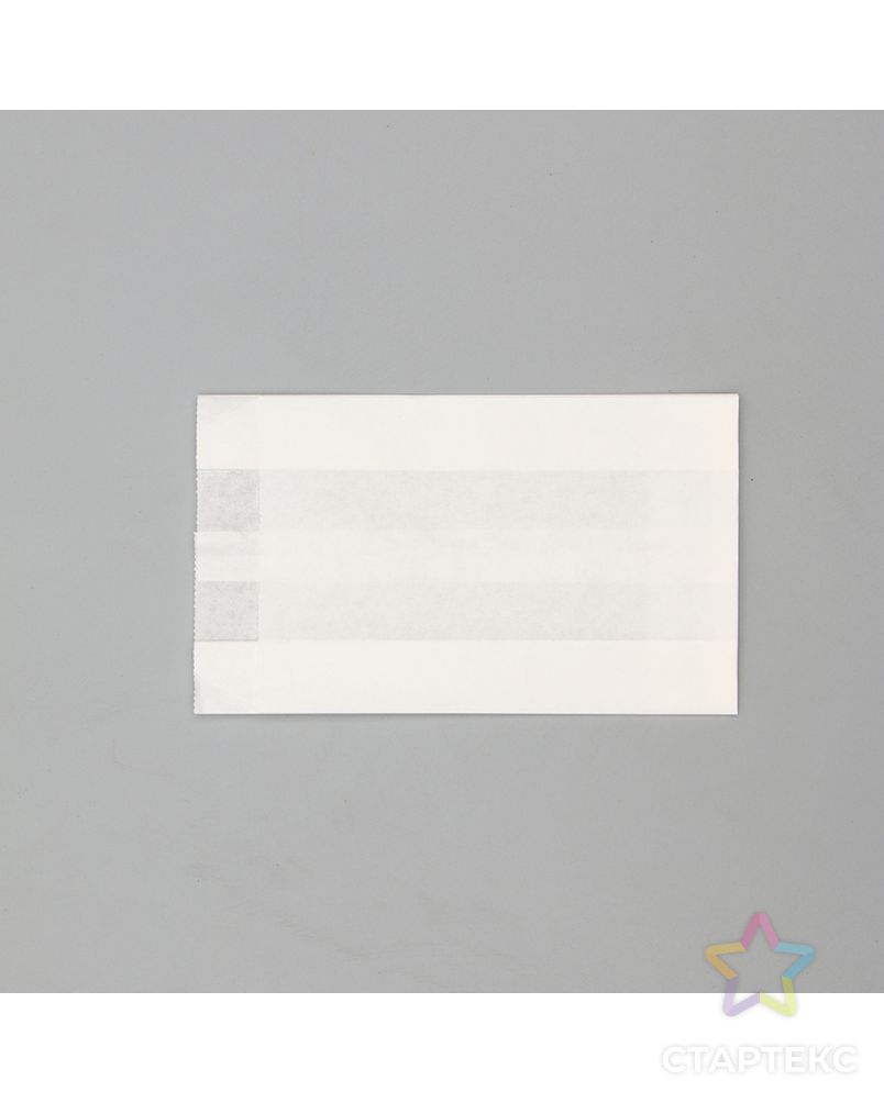 Пакет бумажный фасовочный, белый, V-образное дно, 17,5 х 10 х 5 см арт. СМЛ-99071-1-СМЛ0004641015 1