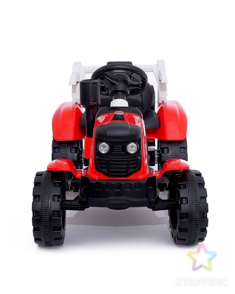 Электромобиль «Трактор», с прицепом, 2 мотора, цвет красный арт. СМЛ-78629-1-СМЛ0004650197 6