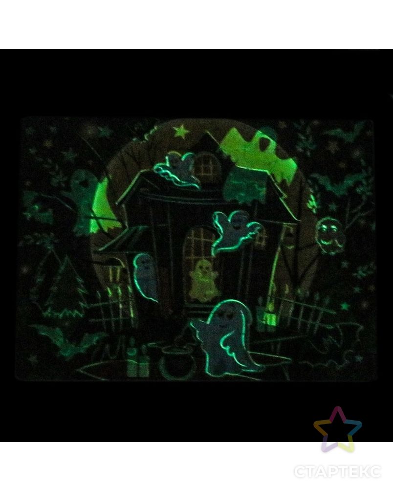 Пазлы светящиеся «Тайна старого дома», 88 деталей арт. СМЛ-85298-1-СМЛ0004659849 4