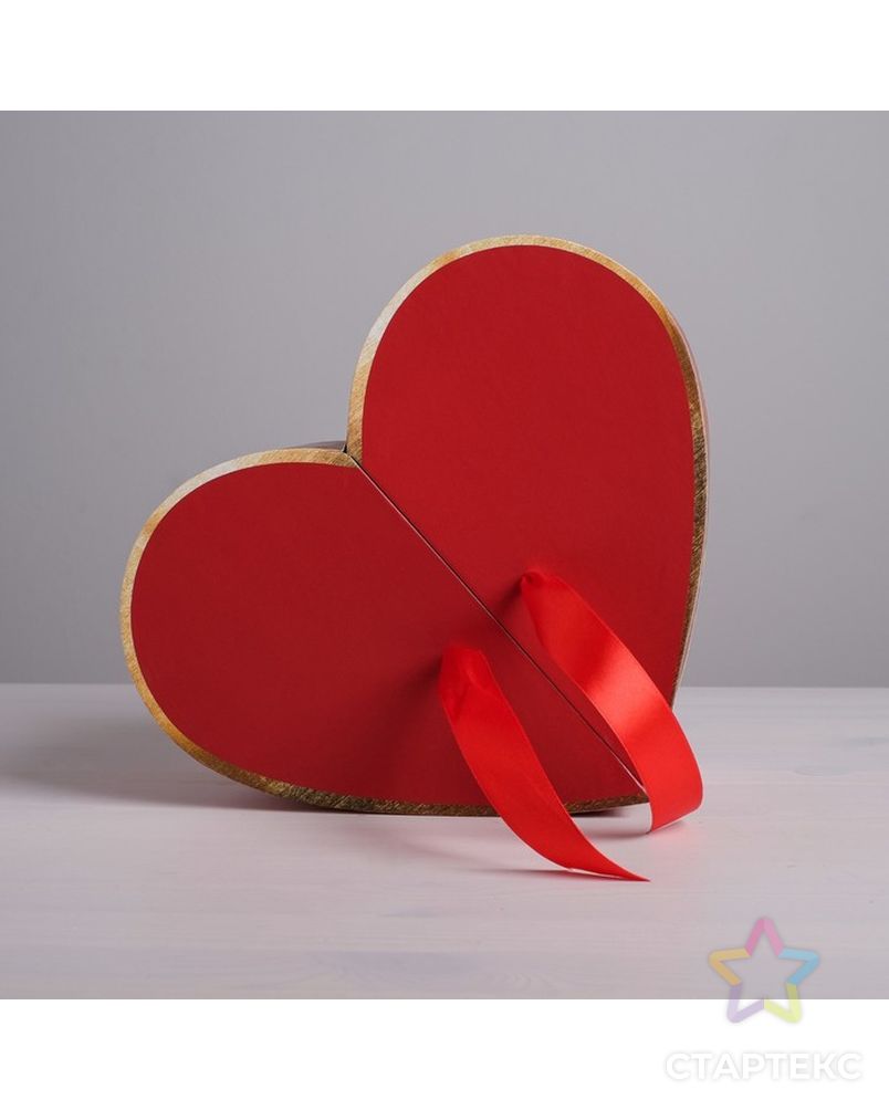 Коробка-сердце «Любовь», 27 х 22 х 11 см арт. СМЛ-121553-1-СМЛ0004663903 1