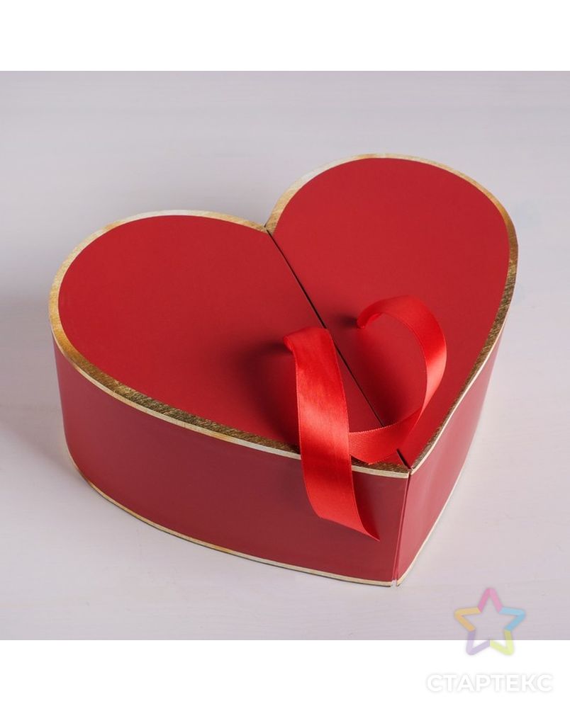 Коробка-сердце «Любовь», 27 х 22 х 11 см арт. СМЛ-121553-1-СМЛ0004663903 2
