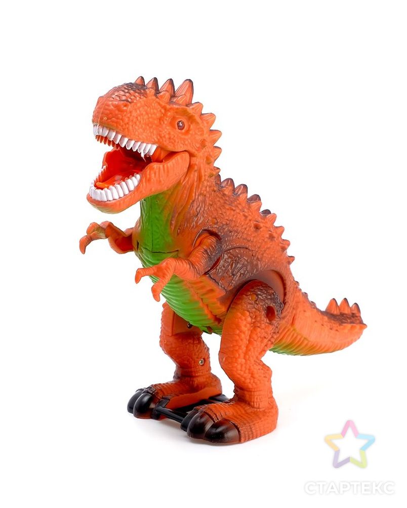 Динозавр «Рекс» работает от батареек, световые и звуковые эффекты, МИКС арт. СМЛ-78741-1-СМЛ0004669850 4