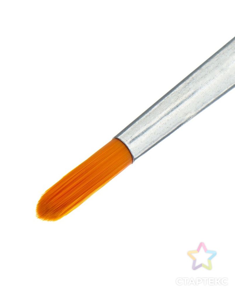 Кисть Синтетика Круглая № 6 (диаметр обоймы 6 мм; длина волоса 22 мм), деревянная ручка, Calligrata арт. СМЛ-205854-1-СМЛ0004670553 2