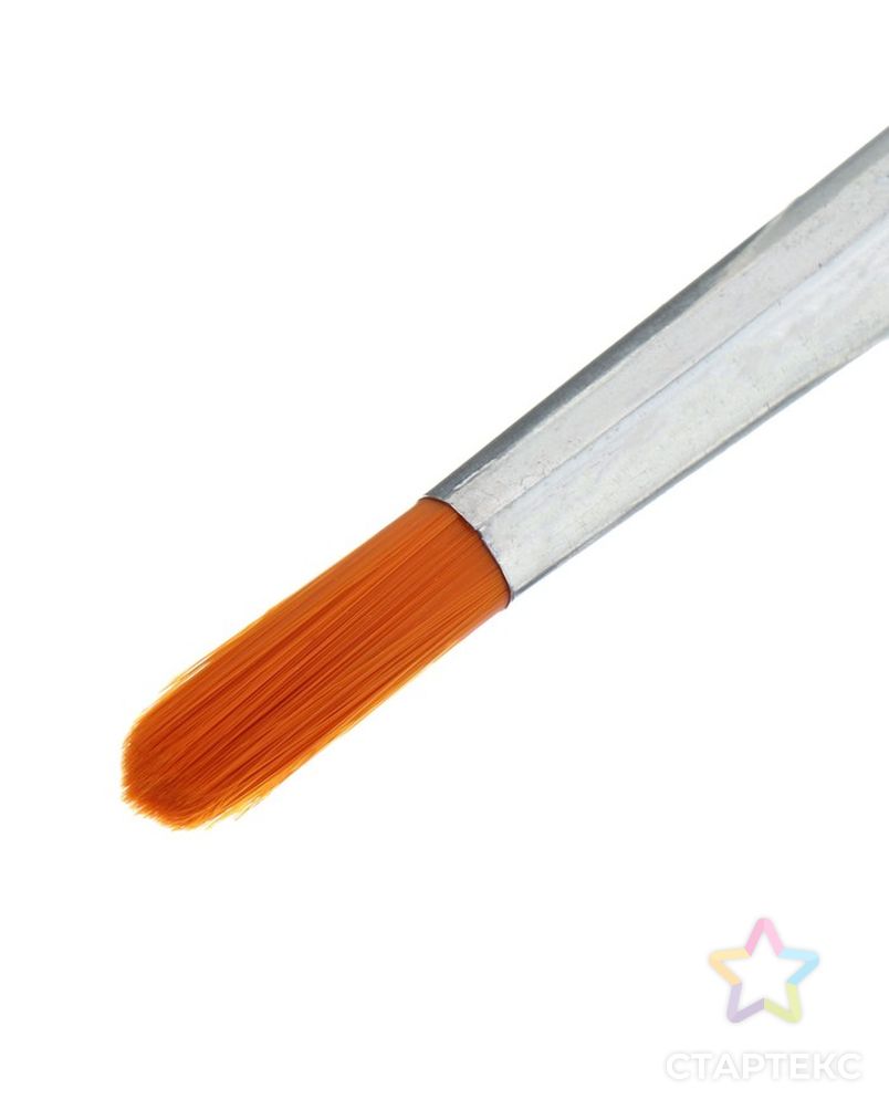 Кисть Синтетика Круглая № 8 (диаметр обоймы 8 мм; длина волоса 26 мм), деревянная ручка, Calligrata арт. СМЛ-205856-1-СМЛ0004670555 2