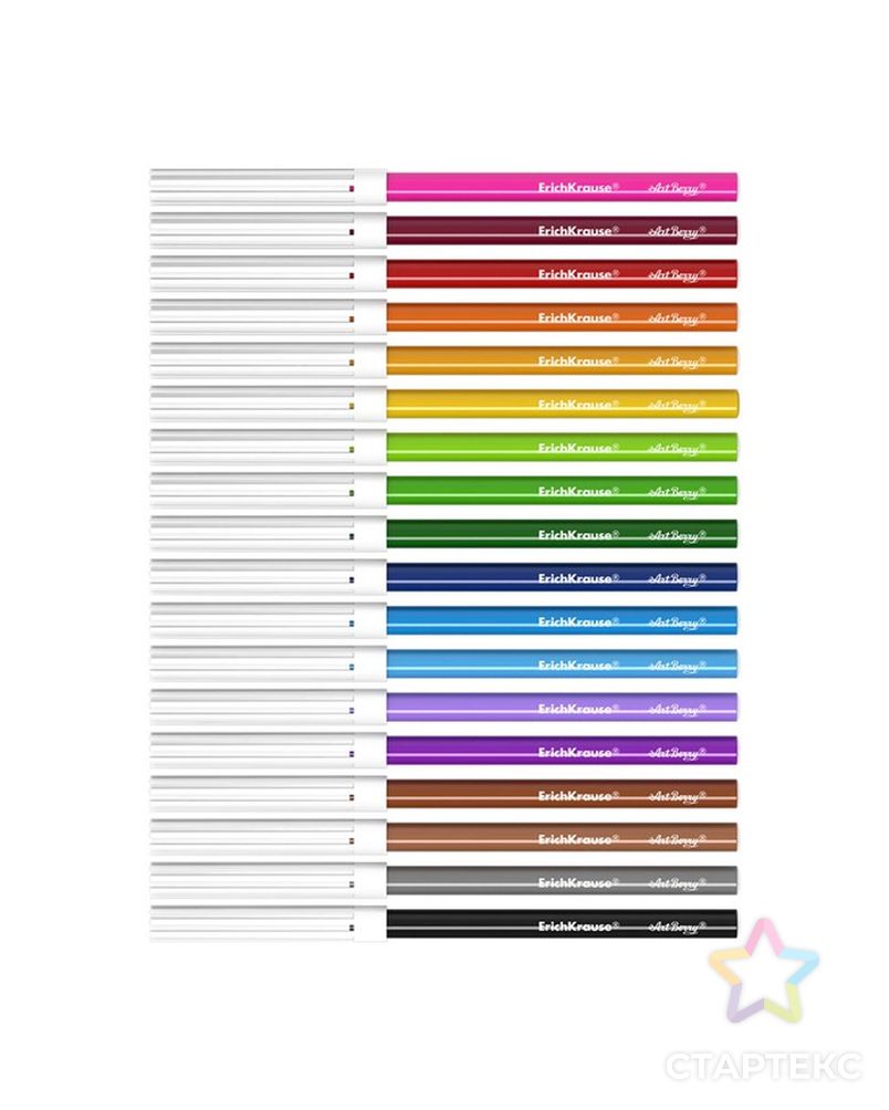 Фломастеры 18 цветов, ArtBerry, Easy Washable арт. СМЛ-175350-1-СМЛ0004672477 2