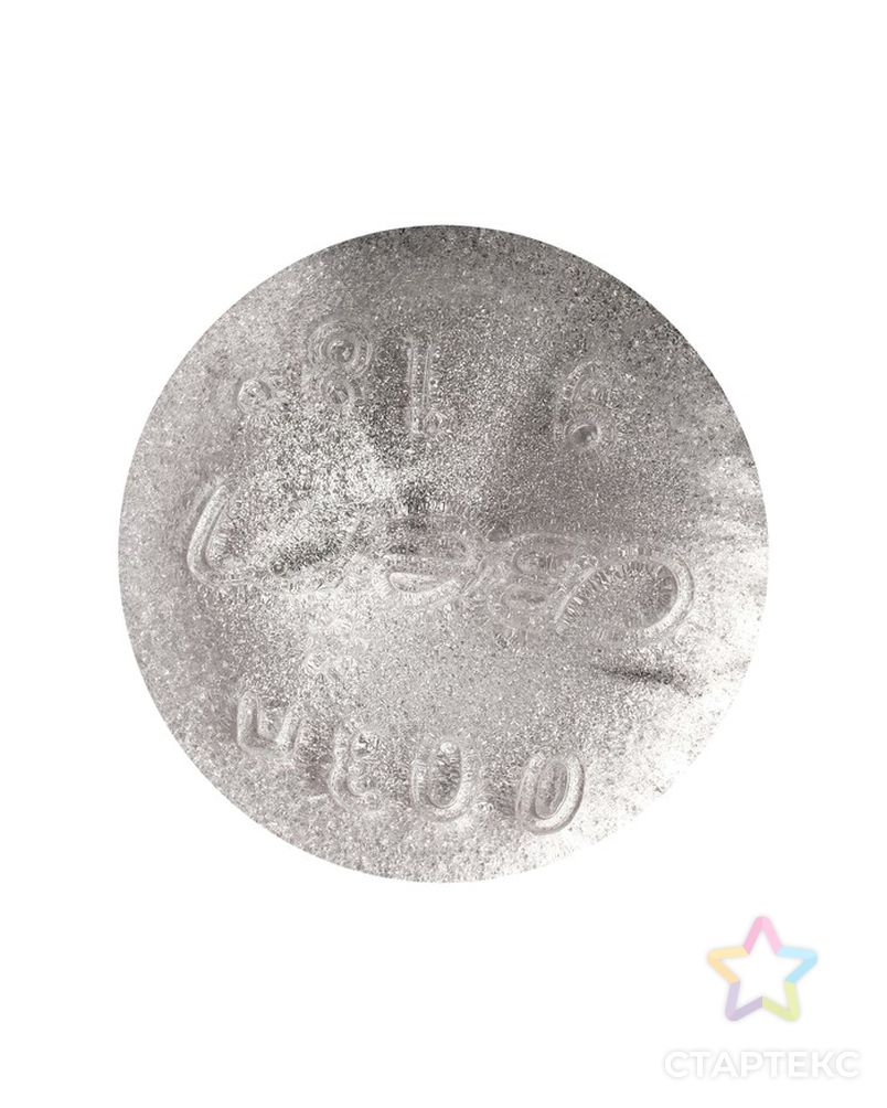 Краска органическая - жидкая поталь Luxart Lumet, 33 г, серебро «Звезды Массандры», спиртовая основа, повышенное содержание пигмента, в стеклянной банке арт. СМЛ-211863-1-СМЛ0004672521 3