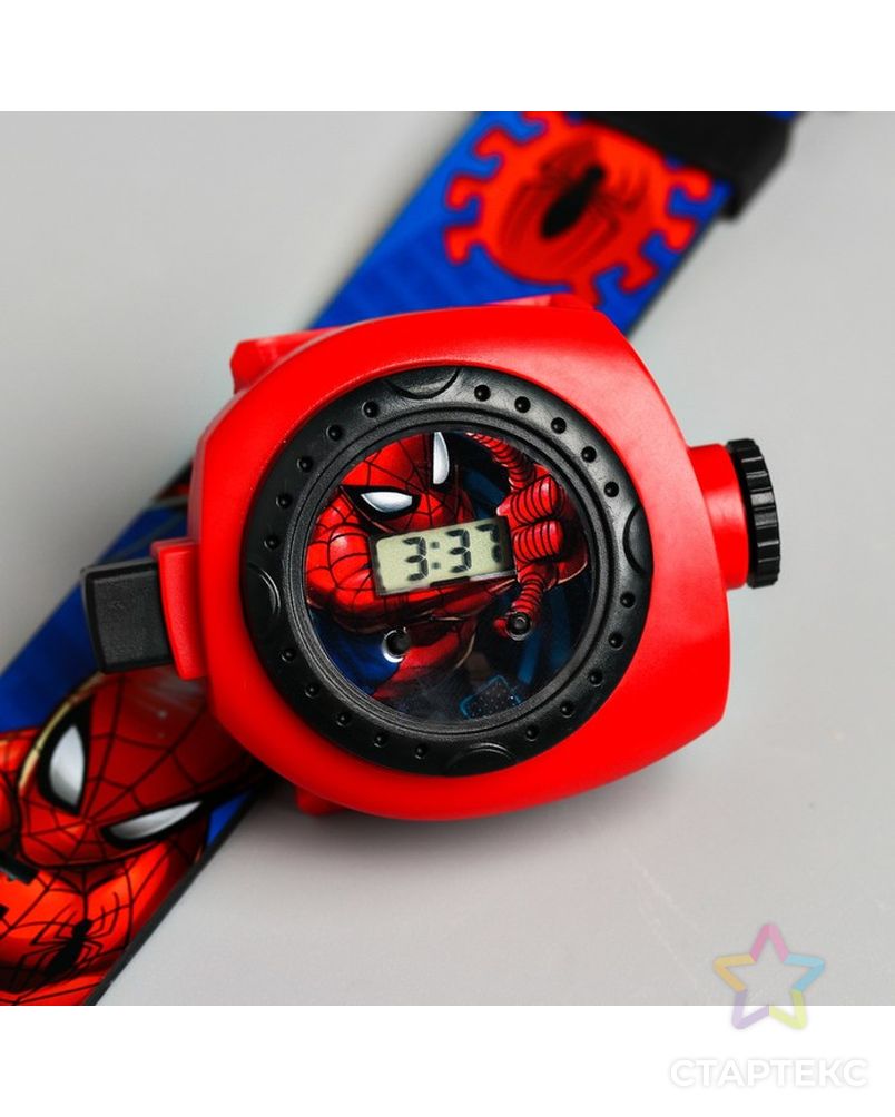 Часы с проектором «Человек-паук», Disney арт. СМЛ-125535-1-СМЛ0004674126 2