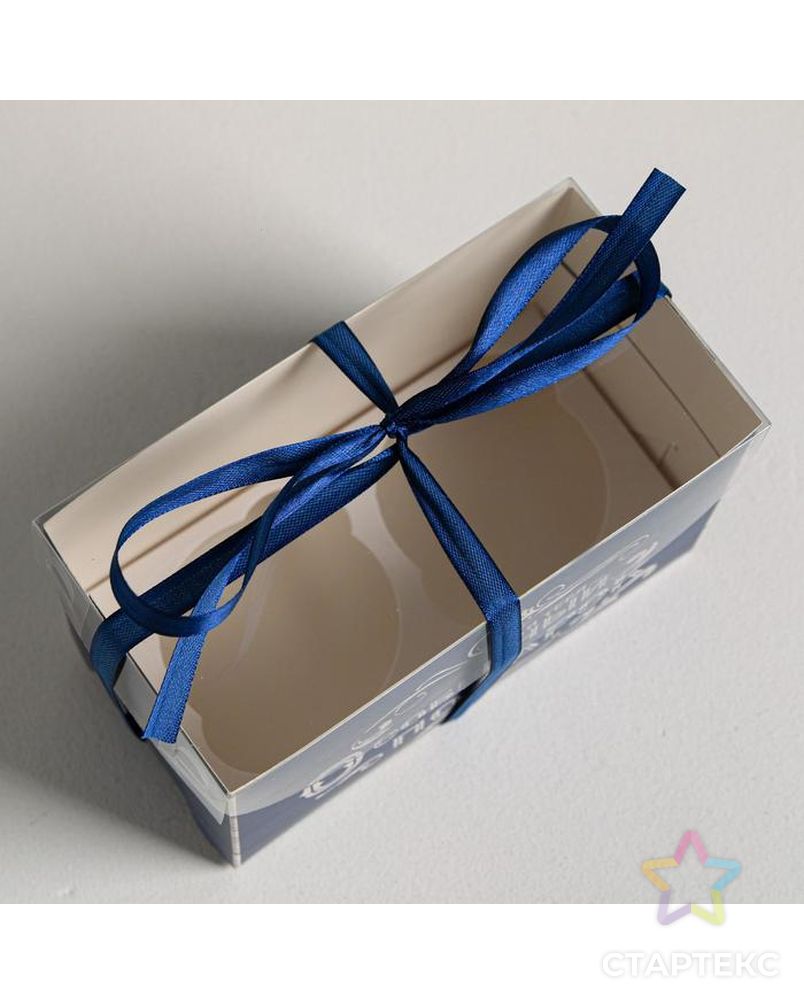Коробка для капкейка «Особенный подарок», 16 × 8 × 10 см арт. СМЛ-86805-1-СМЛ0004675019 3