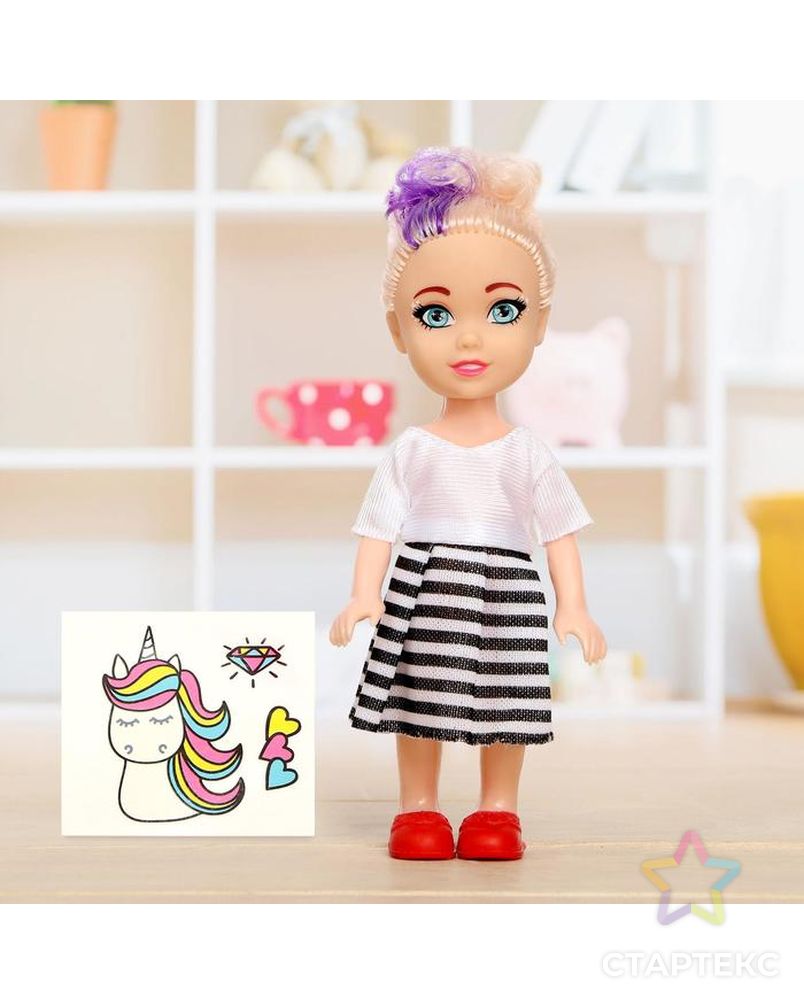 Куколка-сюрприз Lollipop doll с татуировками, МИКС арт. СМЛ-89062-1-СМЛ0004686047 2