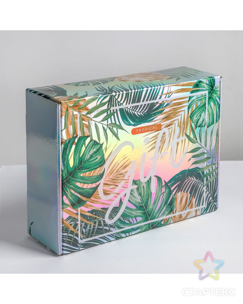 Складная коробка Gift, 30,5 × 22 × 9,5 см арт. СМЛ-78967-1-СМЛ0004687522 2