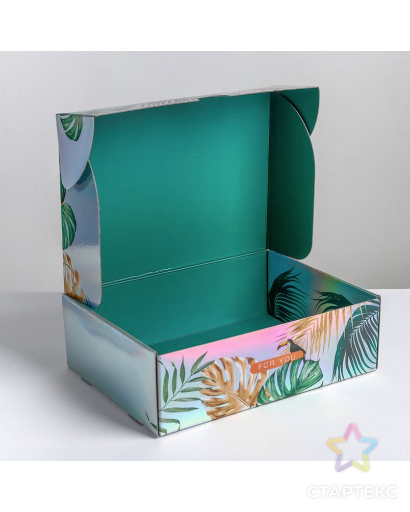 Складная коробка Gift, 30,5 × 22 × 9,5 см арт. СМЛ-78967-1-СМЛ0004687522 4