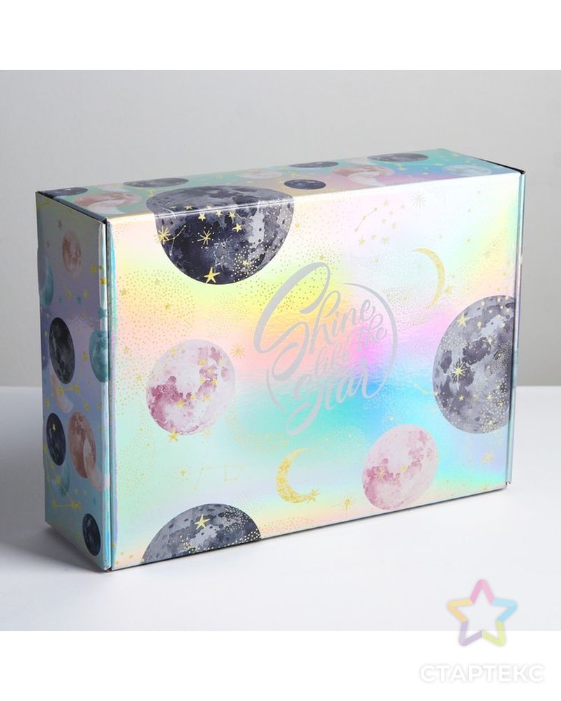 Складная коробка Shine, 30,5 × 22 × 9,5 см арт. СМЛ-78876-1-СМЛ0004687523 2