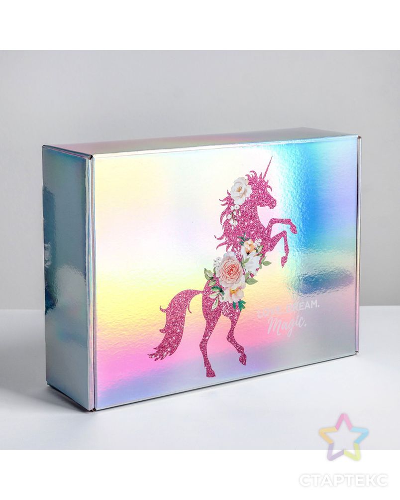 Складная коробка Love dream, 30,5 × 22 × 9,5 см арт. СМЛ-78968-1-СМЛ0004687524 2