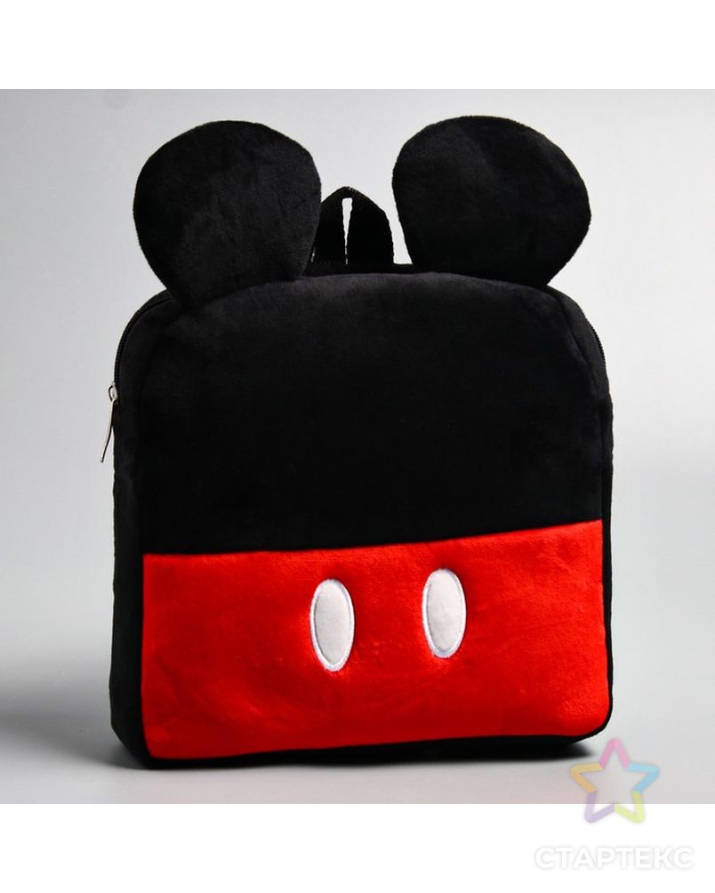 Рюкзак плюшевый «Mickey Style», Микки Маус арт. СМЛ-80035-1-СМЛ0004688787 1