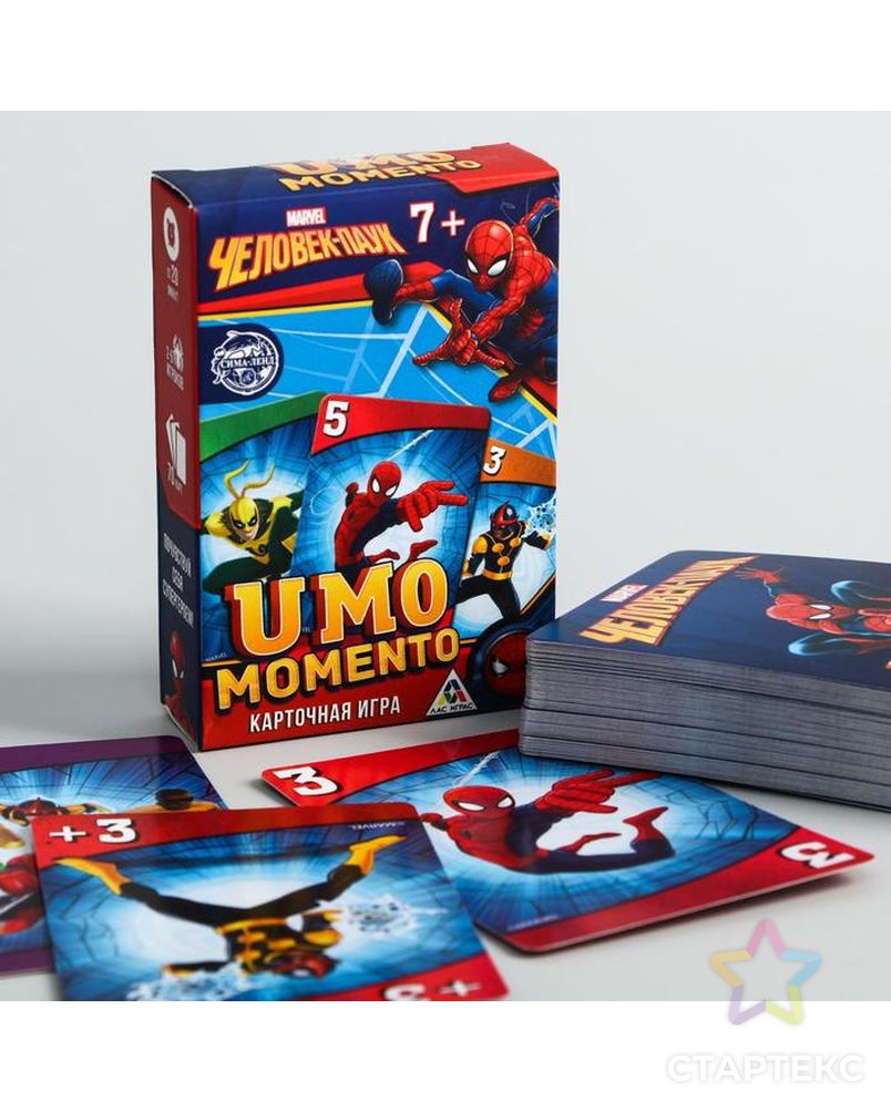 Настольная игра "UMO momento. Человек-паук", MARVEL арт. СМЛ-225715-1-СМЛ0004692360 1