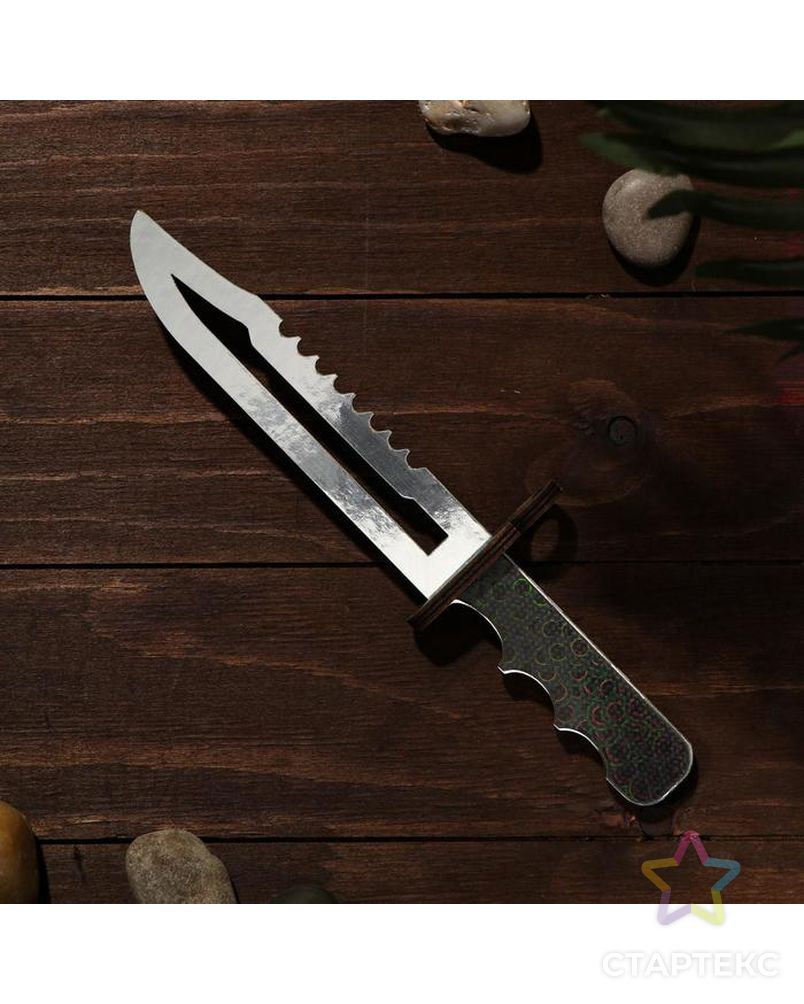 Сувенир деревянный «Штык нож», серое лезвие арт. СМЛ-127647-1-СМЛ0004697427 1
