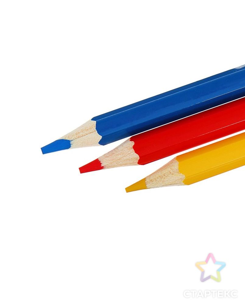 Цветные карандаши 6 цветов «Классика», шестигранные арт. СМЛ-175553-1-СМЛ0004704269 4