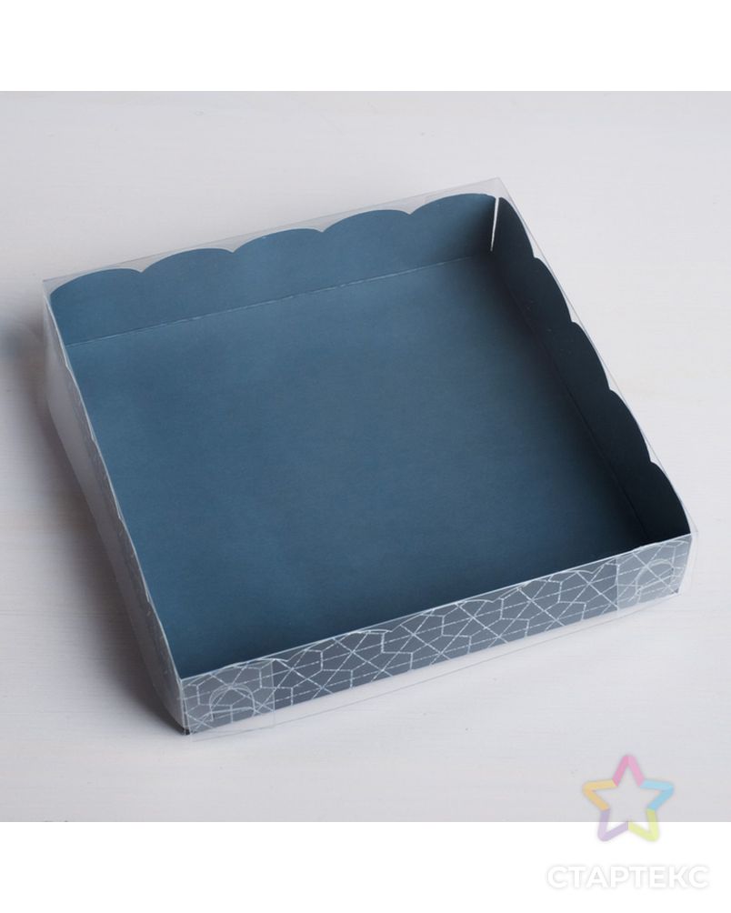 Коробка для кондитерских изделий с PVC-крышкой Present, 22 × 15 × 3 см арт. СМЛ-100134-2-СМЛ0004711895 2