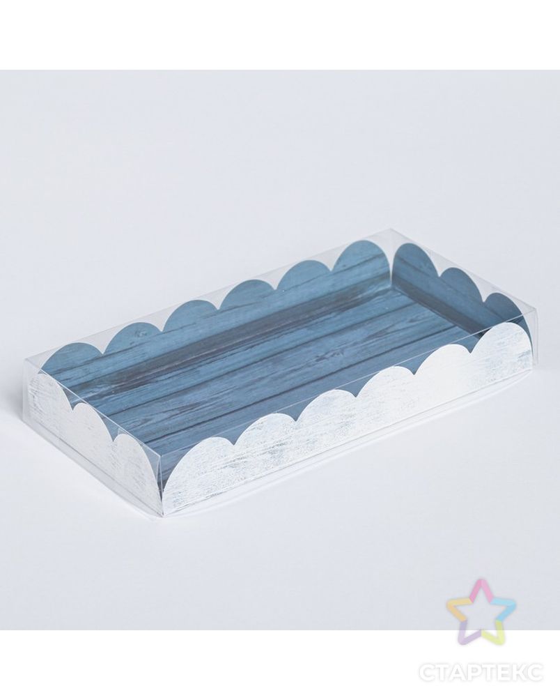 Коробка для кондитерских изделий с PVC-крышкой «Вкусно», 21 × 10,5 × 3 см арт. СМЛ-79771-1-СМЛ0004711916 2