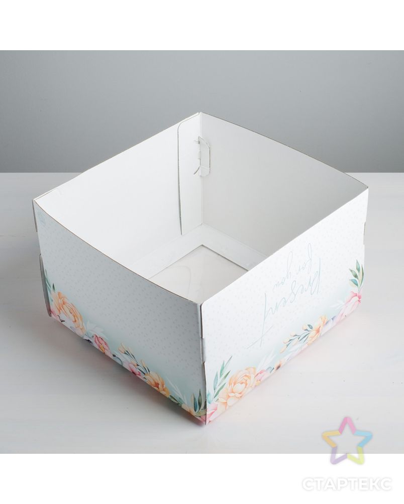 Коробка для торта Present, 30 х 30 х 19 см арт. СМЛ-80100-1-СМЛ0004719196 3