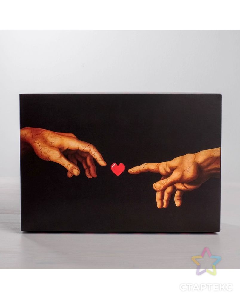 Коробка складная LOVE, 16 × 23 × 7.5 см арт. СМЛ-78285-1-СМЛ0004721306 2