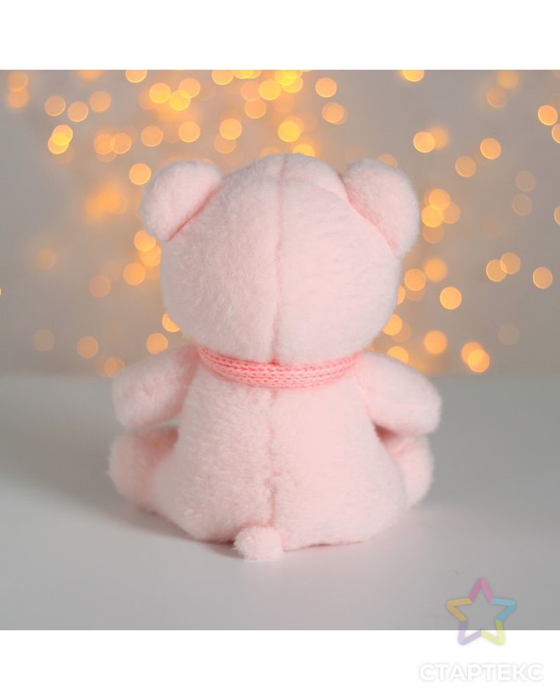 Мягкая игрушка «Мишка в шарфике», цвета МИКС арт. СМЛ-80157-1-СМЛ0004724882 2
