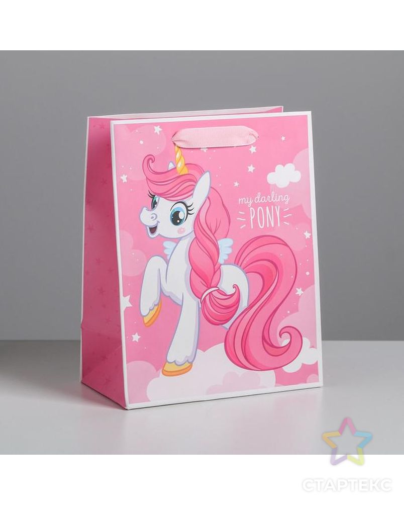 Пакет ламинированный вертикальный My darling pony, S 12 × 15 × 5.5 см арт. СМЛ-101160-3-СМЛ0004725298 1