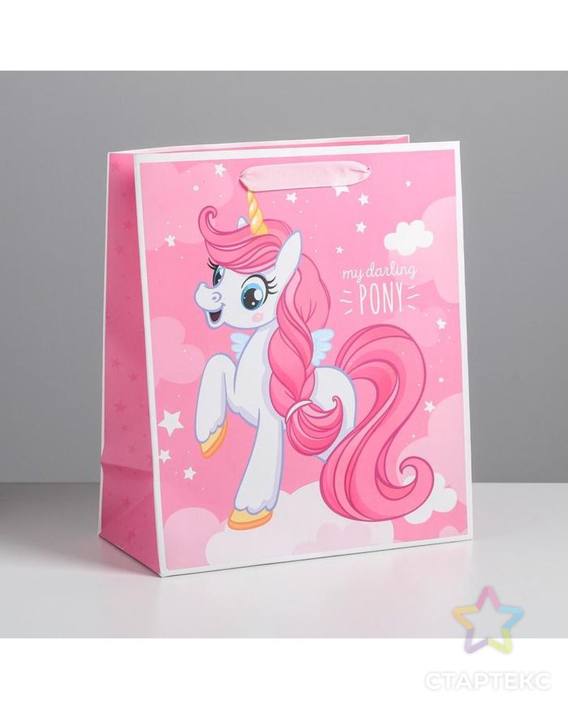 Пакет ламинированный вертикальный My darling pony, S 12 × 15 × 5.5 см арт. СМЛ-101160-2-СМЛ0004725299 1