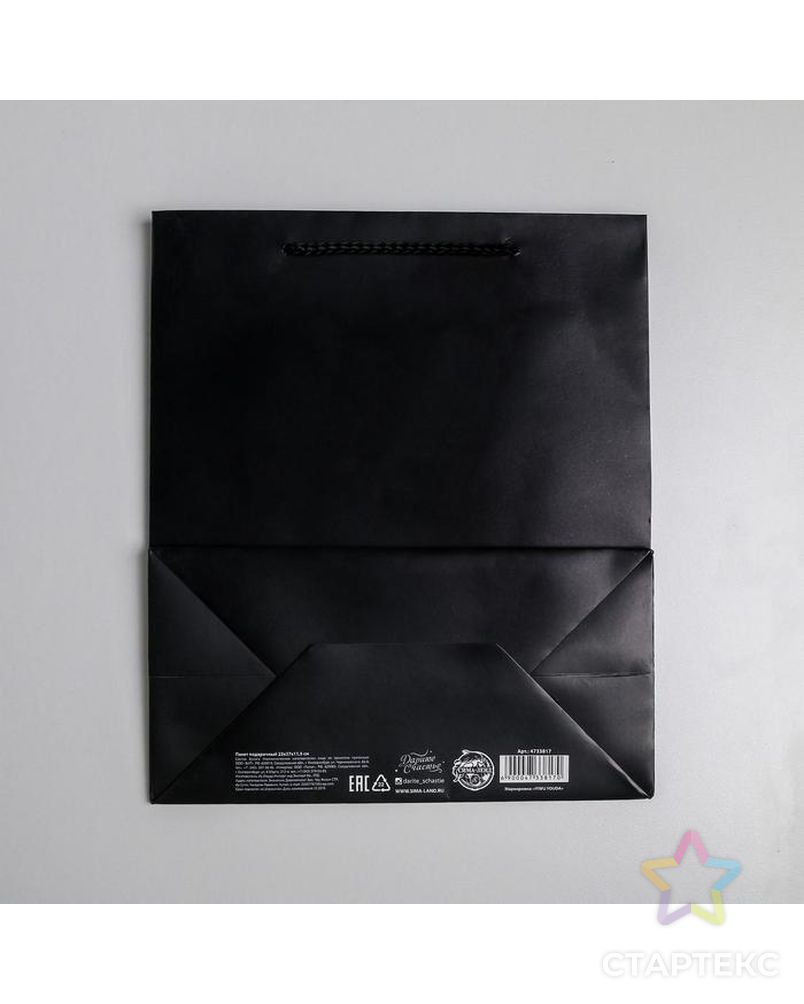 Пакет ламинированный вертикальный «Живи без границ», ML 23 × 27 × 11,5 см арт. СМЛ-101114-1-СМЛ0004733817 3