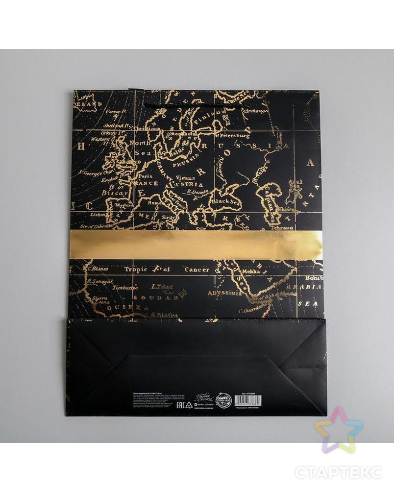 Пакет ламинированный вертикальный Gold present, L 31 × 40 × 11,5 см арт. СМЛ-101106-1-СМЛ0004733868 3
