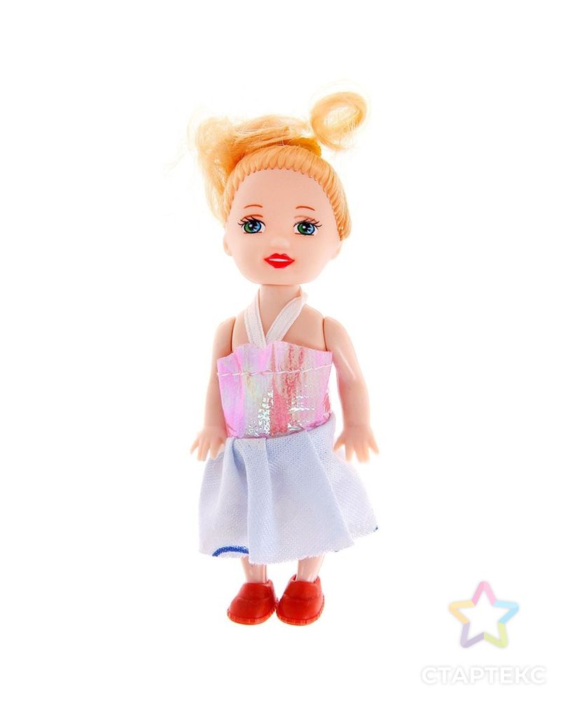 Кукла малышка в платье, МИКС арт. СМЛ-55825-1-СМЛ0000474229 8