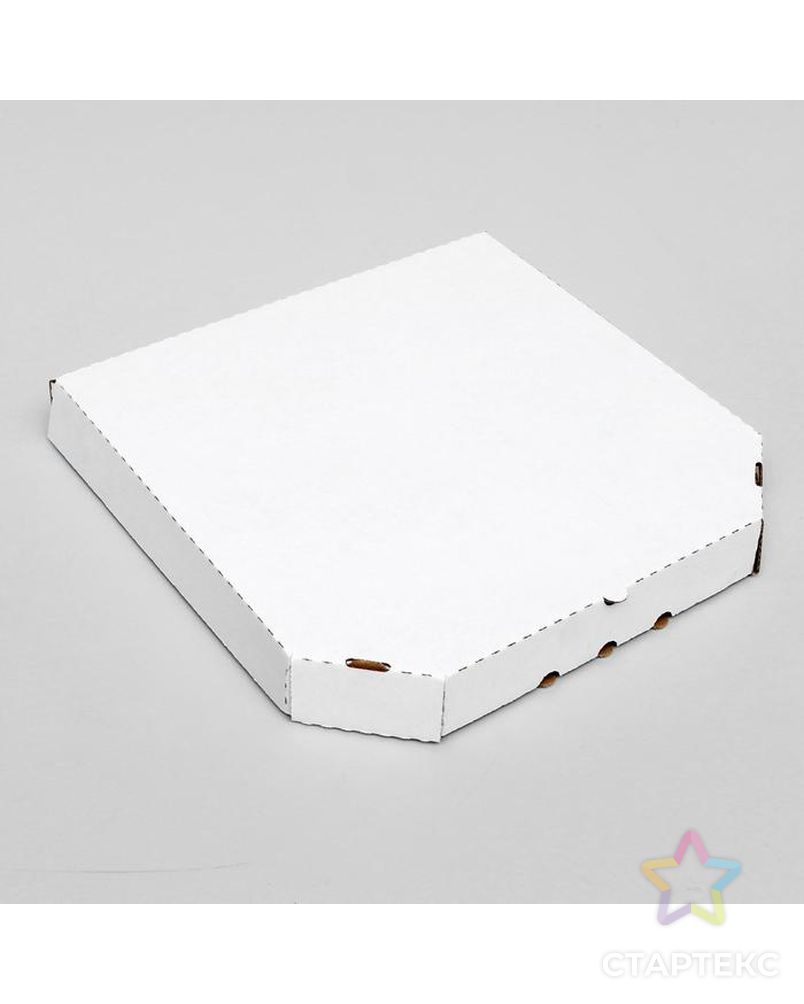 Коробка для пиццы, розовая, 32,5 х 32,5 х 4 см арт. СМЛ-99566-2-СМЛ0004744633 1