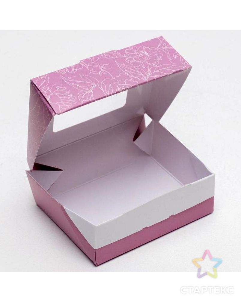 Коробка складная «Нежность», 10 × 8 × 3.5 см арт. СМЛ-80924-1-СМЛ0004747417 2