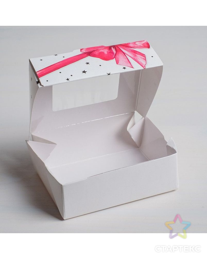 Коробка складная «Подарок», 10 × 8 × 3.5 см арт. СМЛ-80755-1-СМЛ0004747420 2